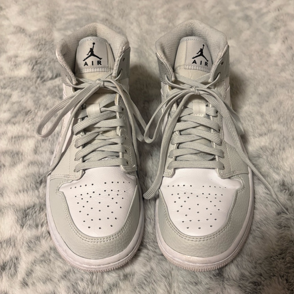Nike Air Jordan 1 Mid Swoosh Logo - Grey Camo